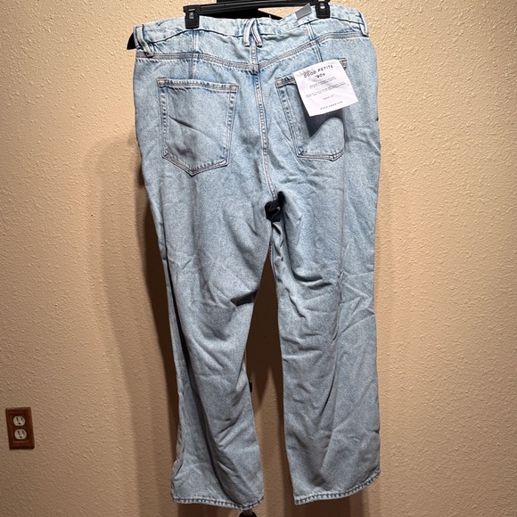 Good 90’s vintage inspired sz 16P Petite distressed relax fit straight jeans$159 - Picture 13 of 14
